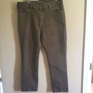 34 Heritage Brand Men's Straight Fit Jeans in Brown
